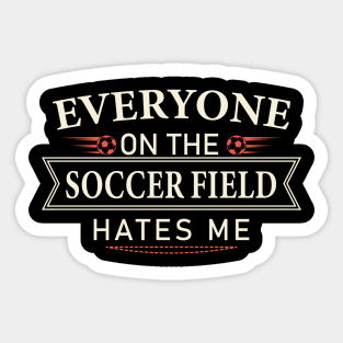 Funny Soccer Referee Sticker